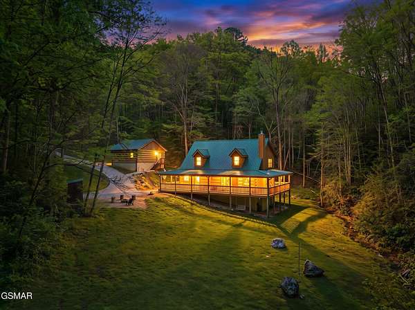 19.9 Acres of Land with Home for Sale in Townsend, Tennessee