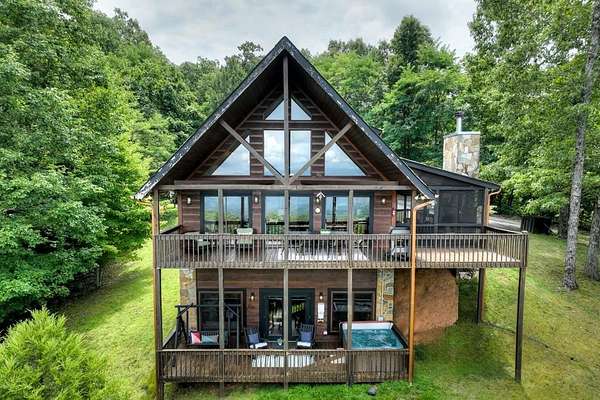 2 Acres of Land with Home for Sale in Blue Ridge, Georgia