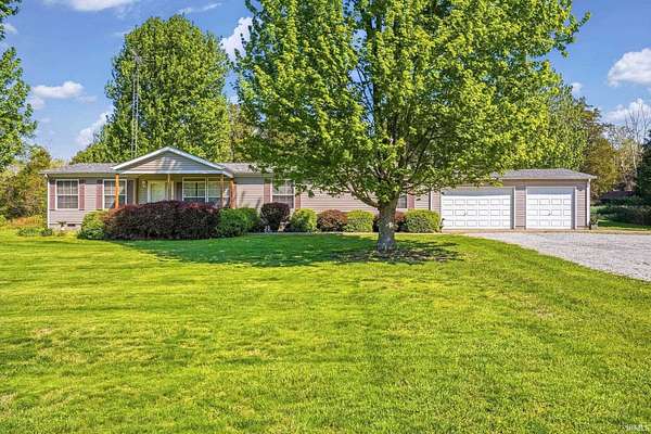 7.32 Acres of Land with Home for Sale in Freetown, Indiana