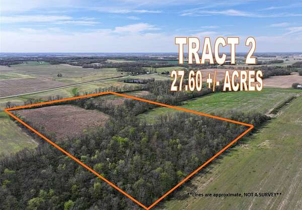 59.5 Acres of Land for Auction in Albion, Illinois