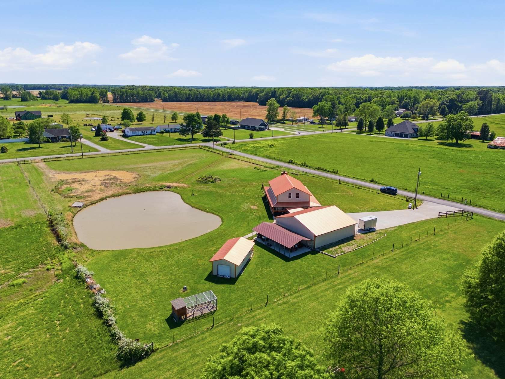 2.9 Acres of Land with Home for Sale in Ardmore, Tennessee