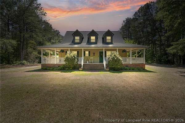 6.82 Acres of Land with Home for Sale in Fayetteville, North Carolina