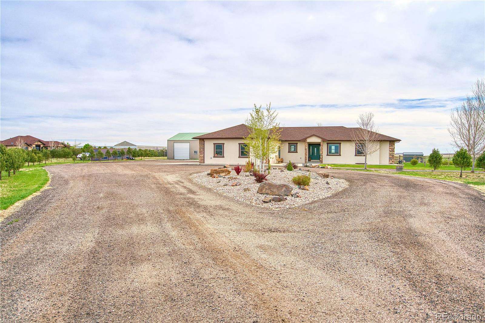 7.6 Acres of Land with Home for Sale in Wiggins, Colorado