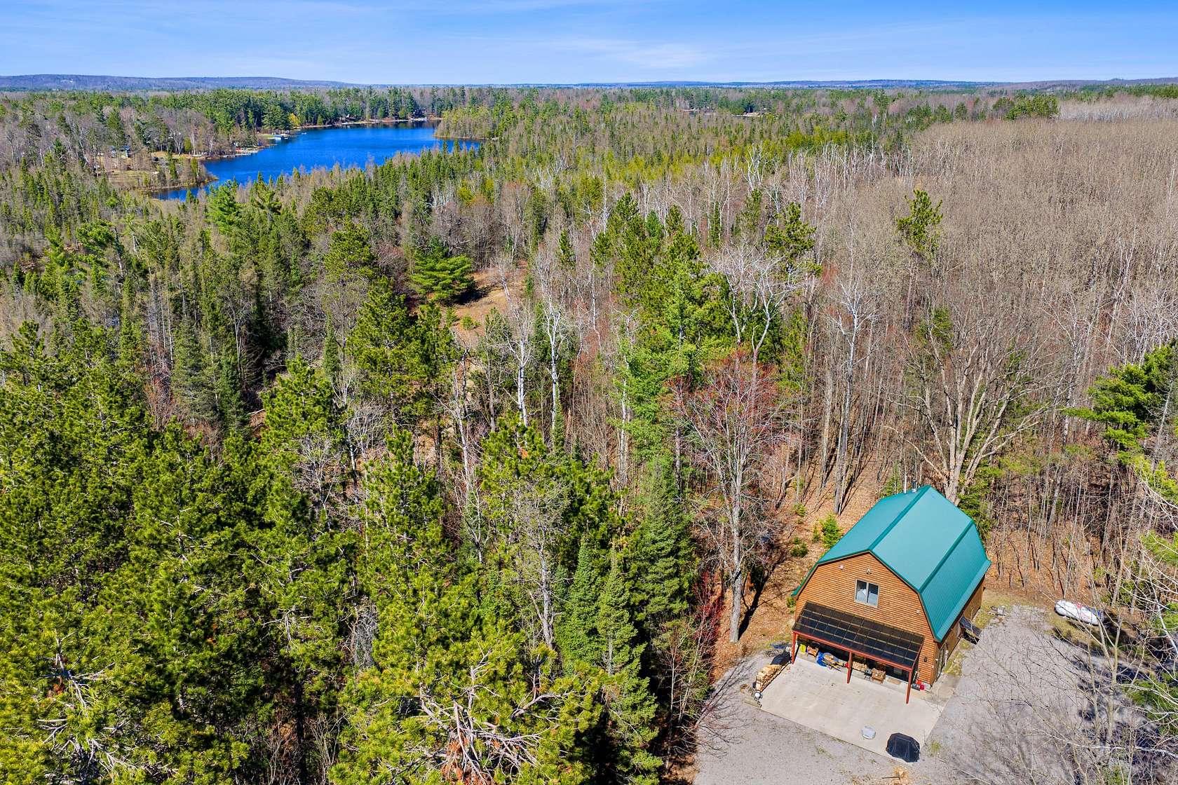 10 Acres of Recreational Land with Home for Sale in Atlanta, Michigan