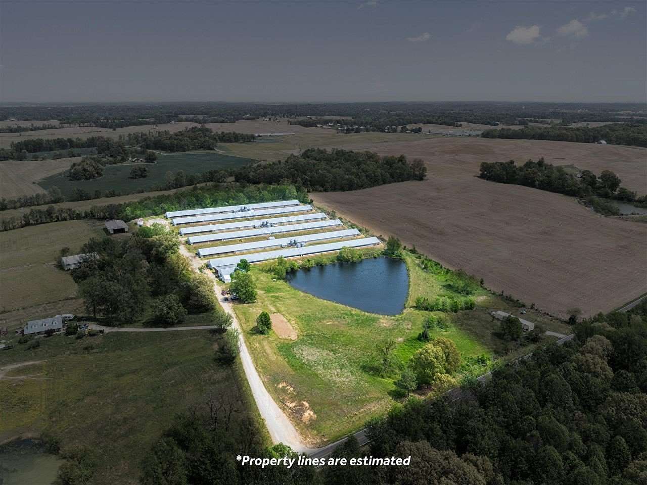 21.5 Acres of Land with Home for Sale in Calhoun, Kentucky