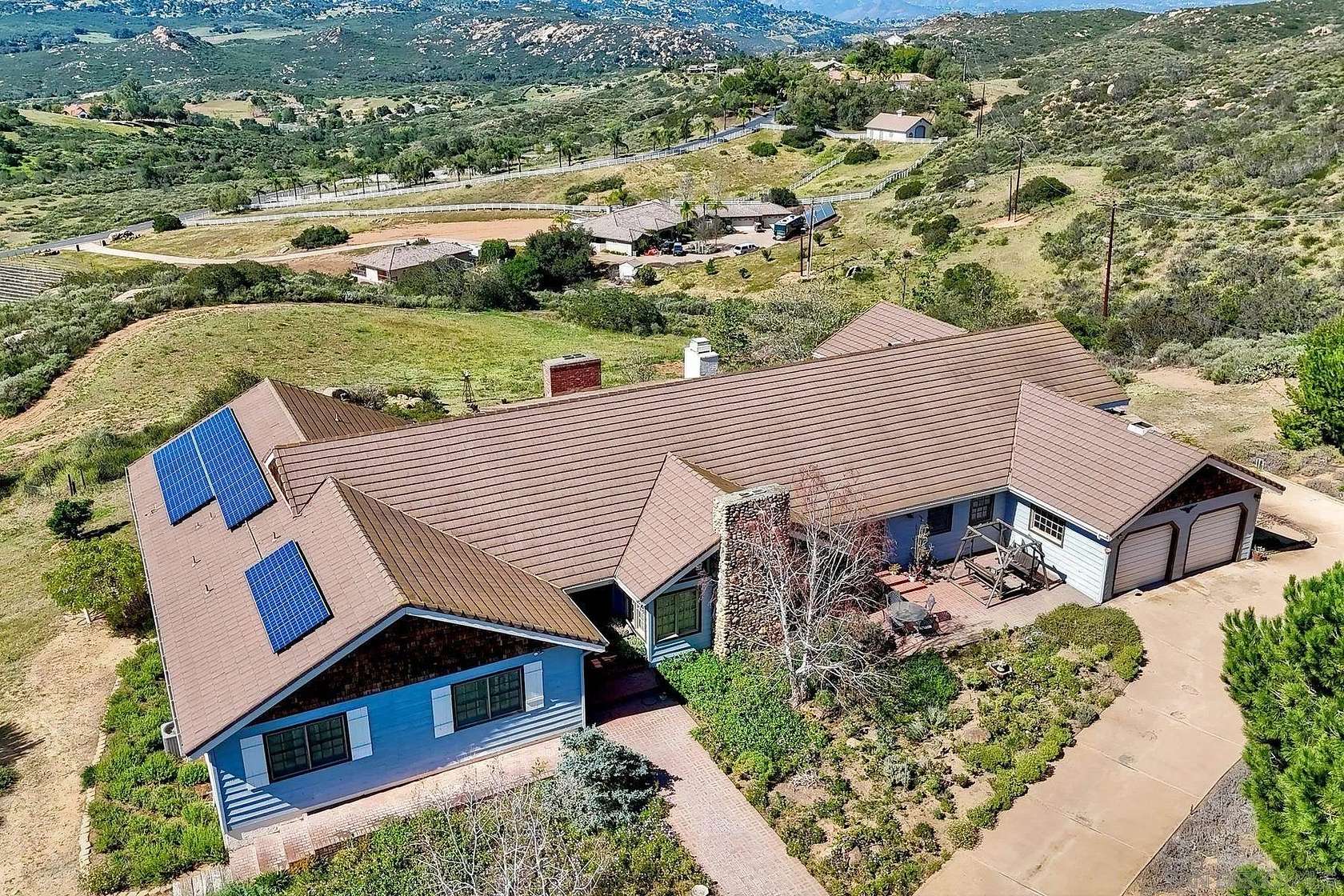 12.3 Acres of Land with Home for Sale in Ramona, California