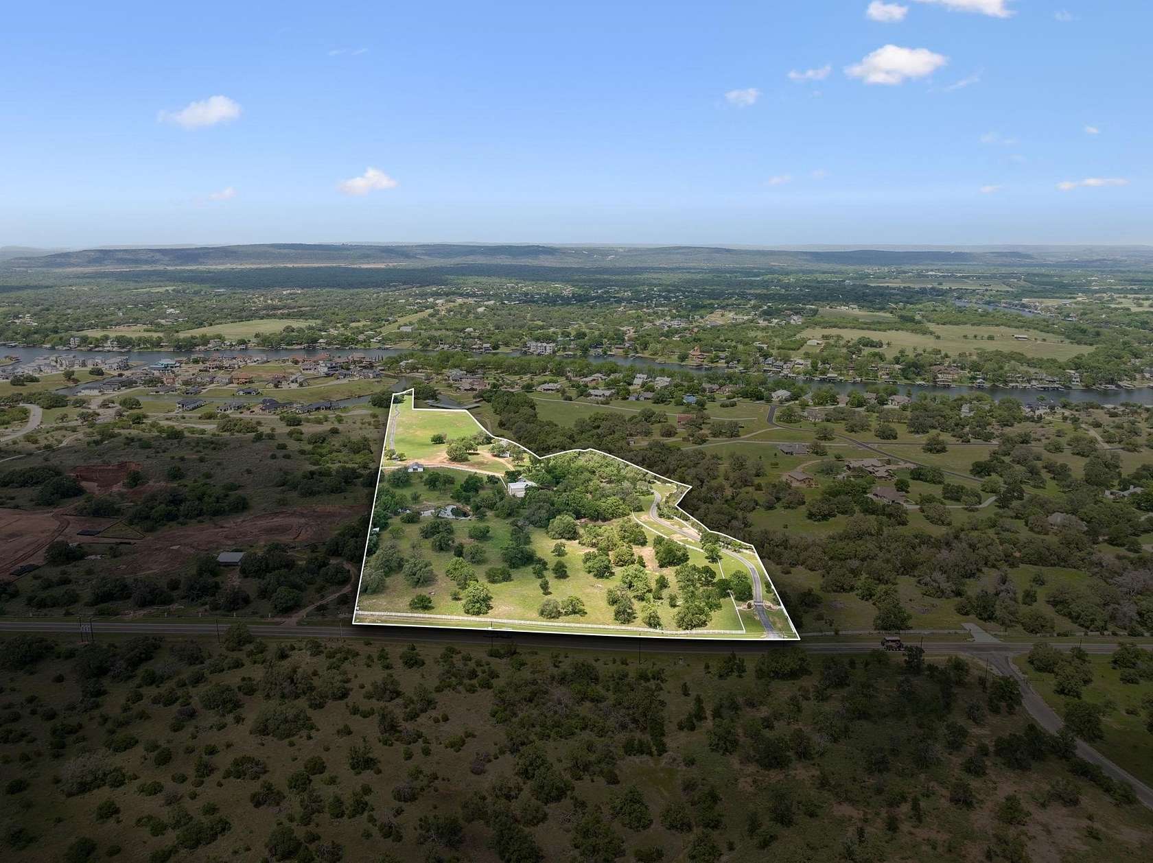 20.2 Acres of Agricultural Land with Home for Sale in Kingsland, Texas