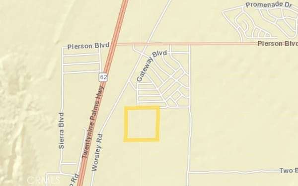 41.8 Acres of Agricultural Land for Sale in Desert Hot Springs, California