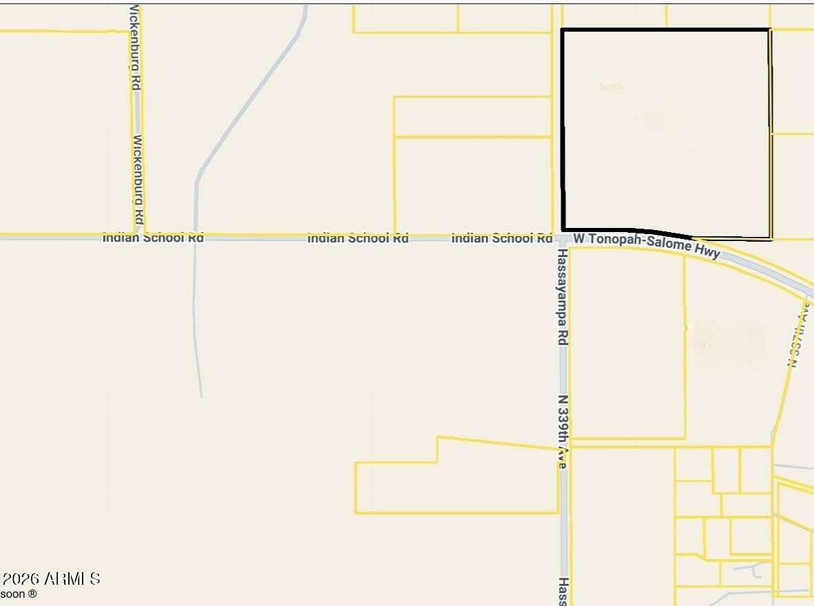 39.2 Acres of Land for Sale in Tonopah, Arizona