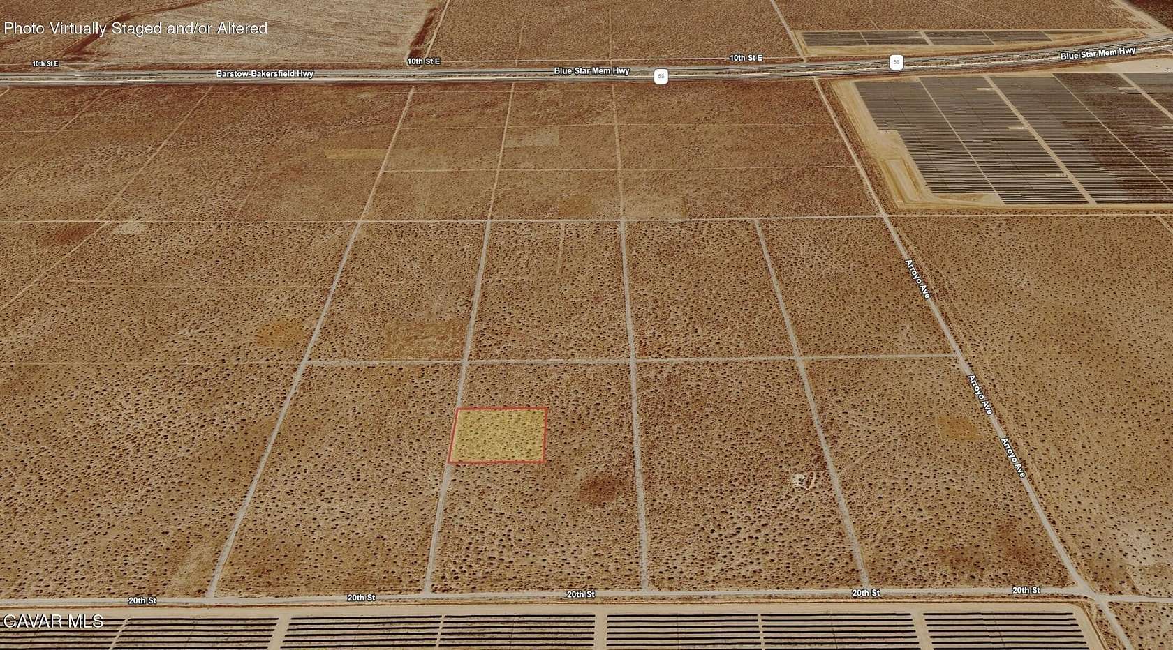 2.5 Acres of Commercial Land for Sale in Mojave, California