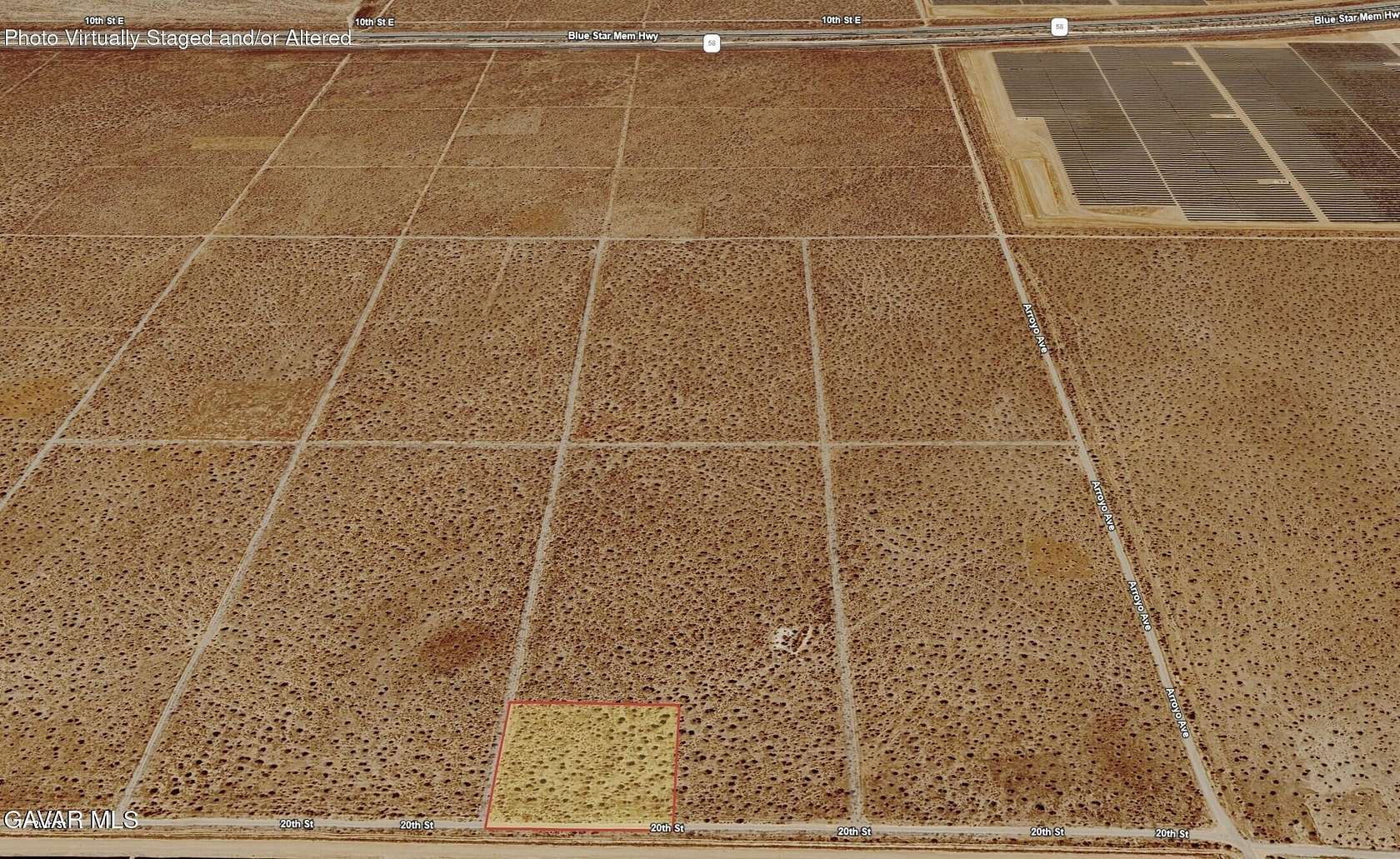 2.5 Acres of Commercial Land for Sale in Mojave, California