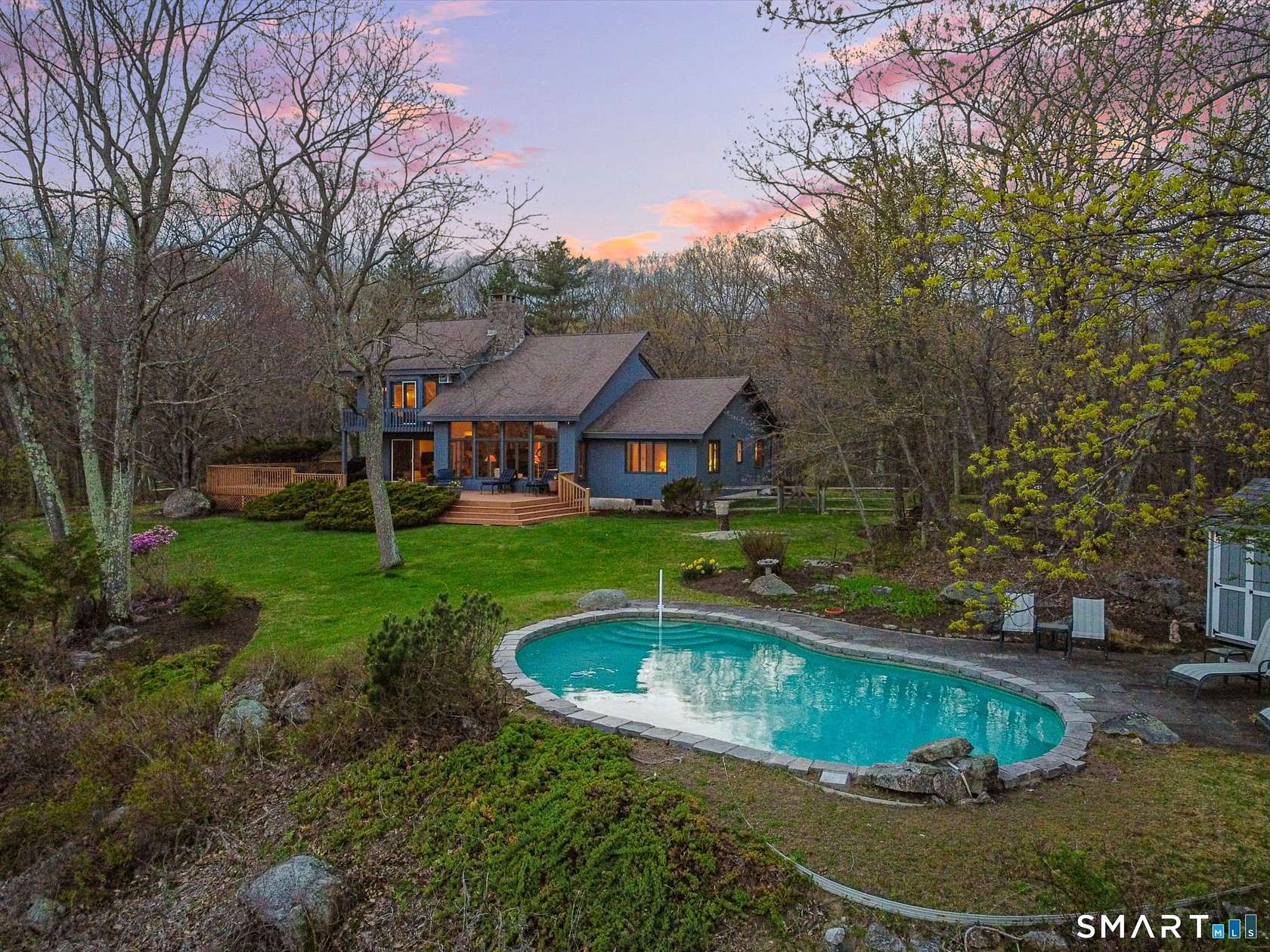 4.38 Acres of Land with Home for Sale in New Fairfield, Connecticut