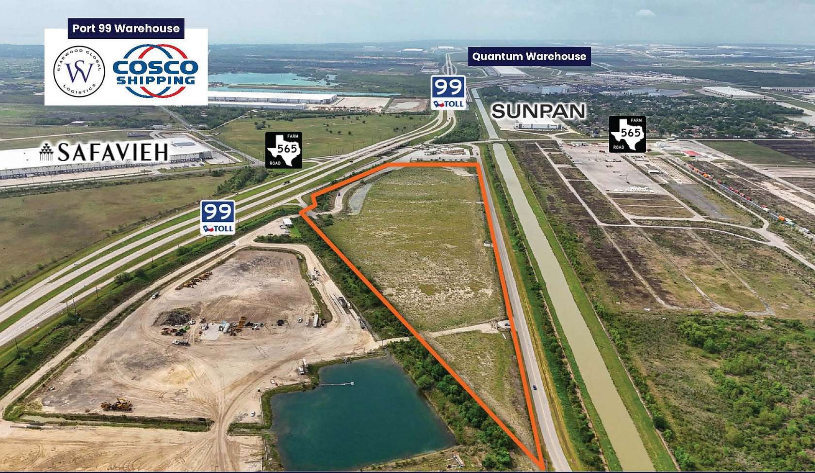 35 Acres of Commercial Land for Sale in Baytown, Texas