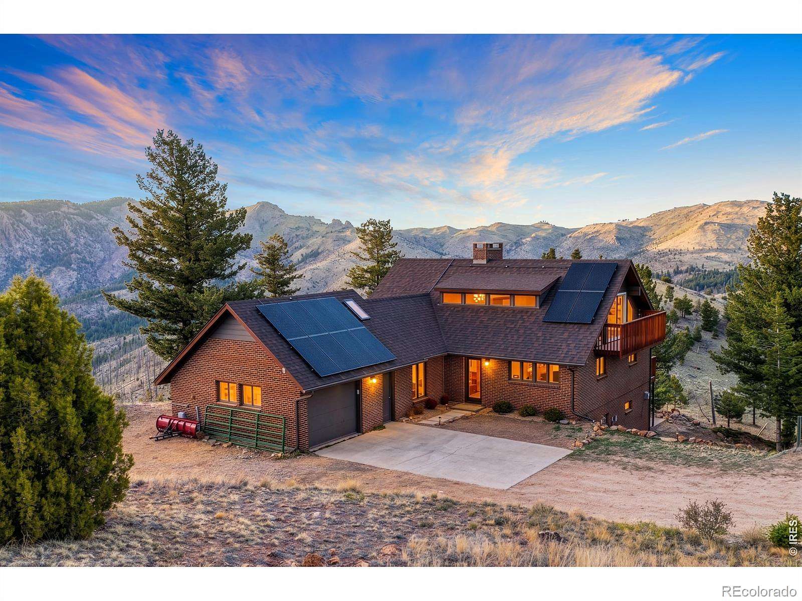 38 Acres of Recreational Land with Home for Sale in Lyons, Colorado