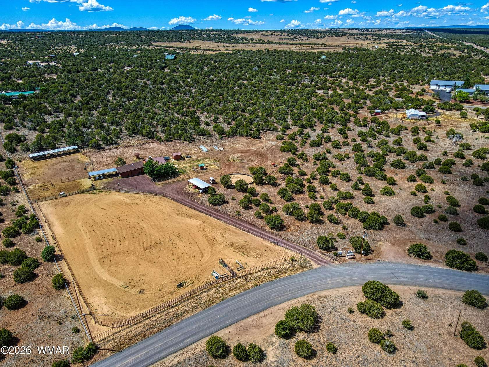 7.24 Acres of Land with Home for Sale in Vernon, Arizona