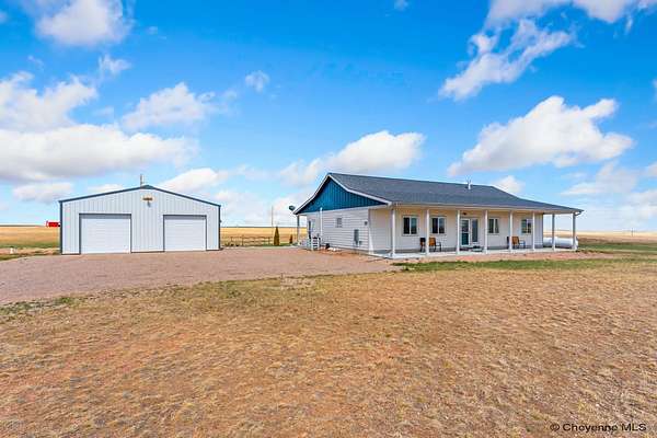 8.25 Acres of Land with Home for Sale in Cheyenne, Wyoming