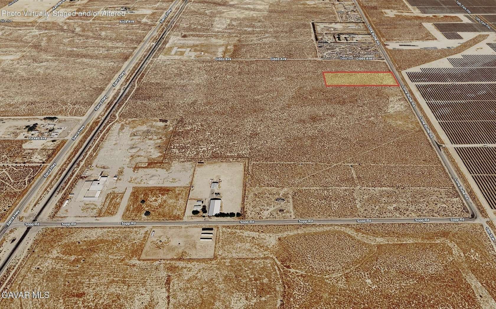4.77 Acres of Commercial Land for Sale in Mojave, California