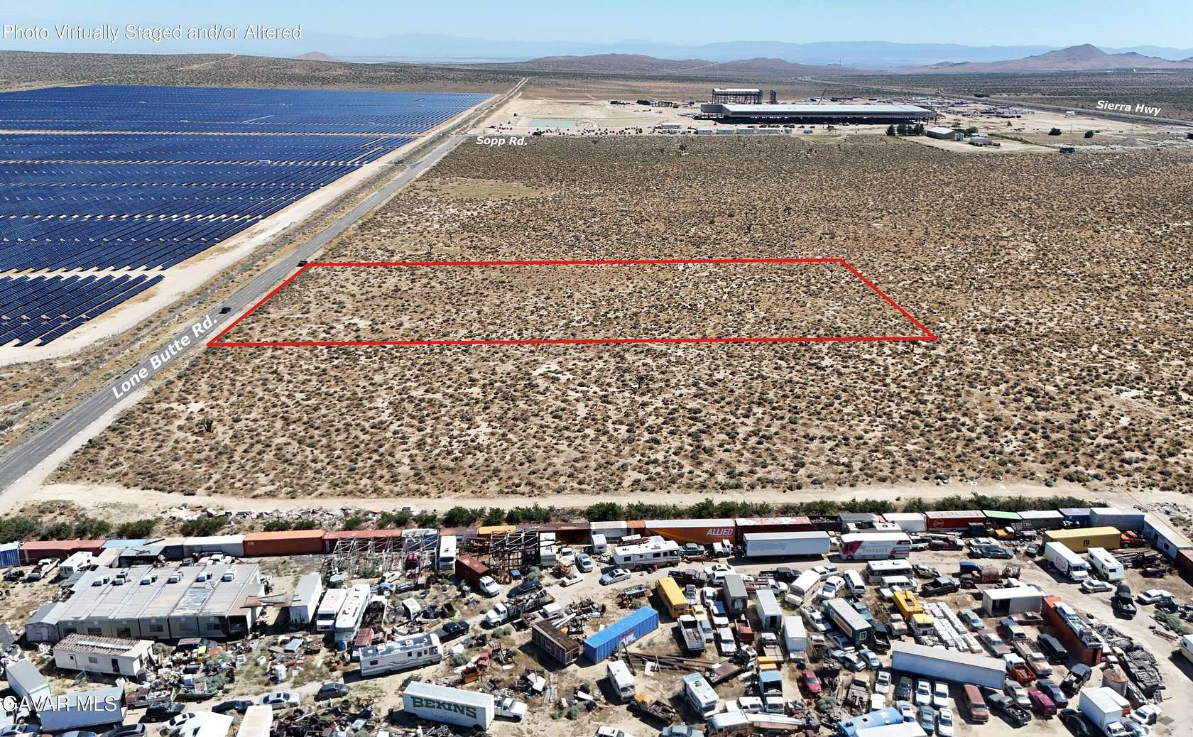 4.77 Acres of Commercial Land for Sale in Mojave, California