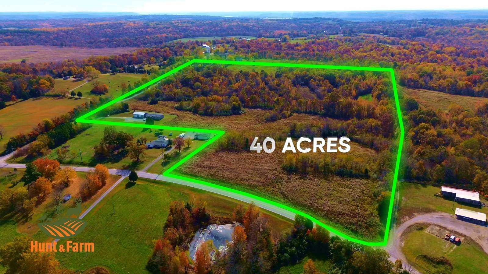 40 Acres of Recreational Land with Home for Sale in Golconda, Illinois