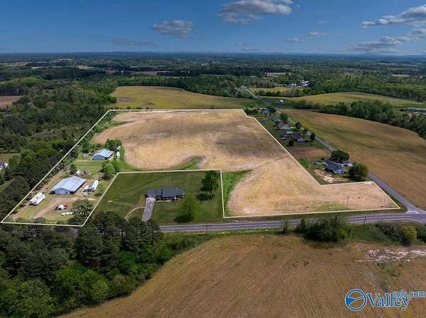 22 Acres of Agricultural Land with Home for Sale in Dutton, Alabama
