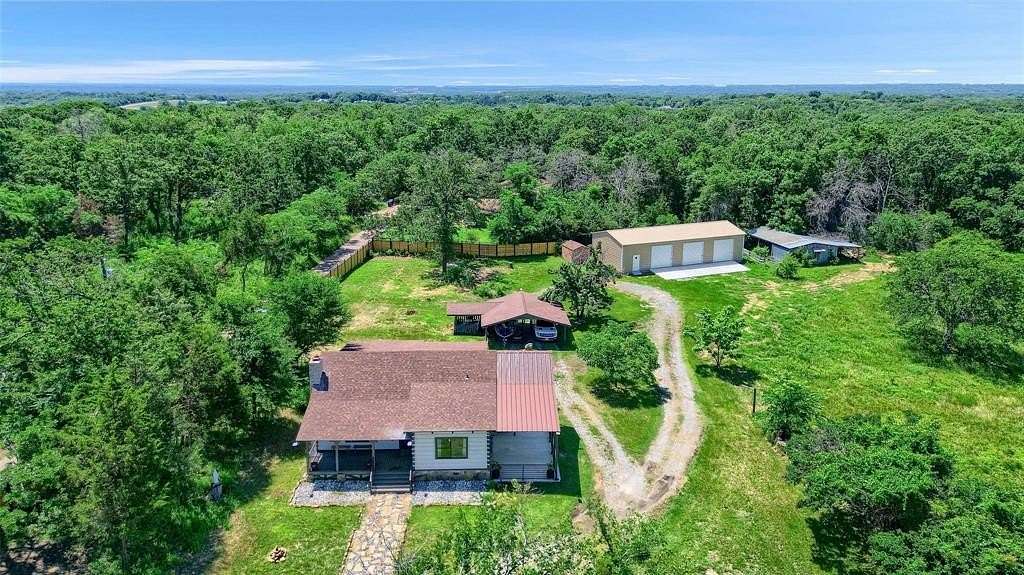 9.56 Acres of Land with Home for Sale in Denison, Texas