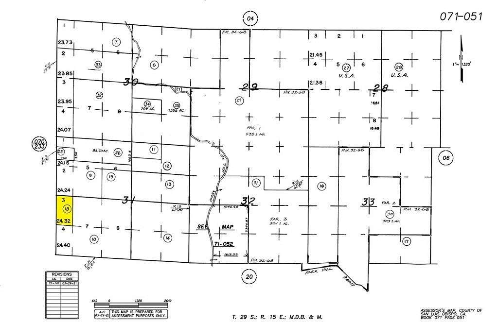 24.3 Acres of Recreational Land for Sale in Santa Margarita, California