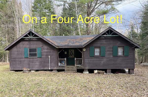 4.3 Acres of Land with Home for Sale in Long Lake, New York