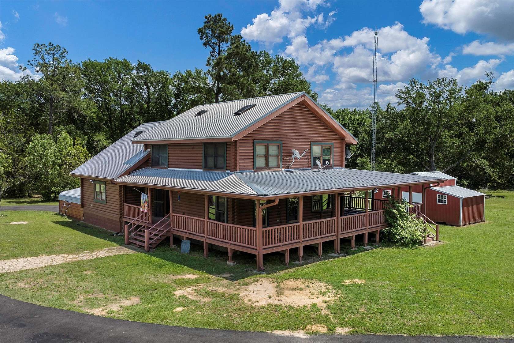 44.3 Acres of Recreational Land with Home for Sale in Wills Point, Texas