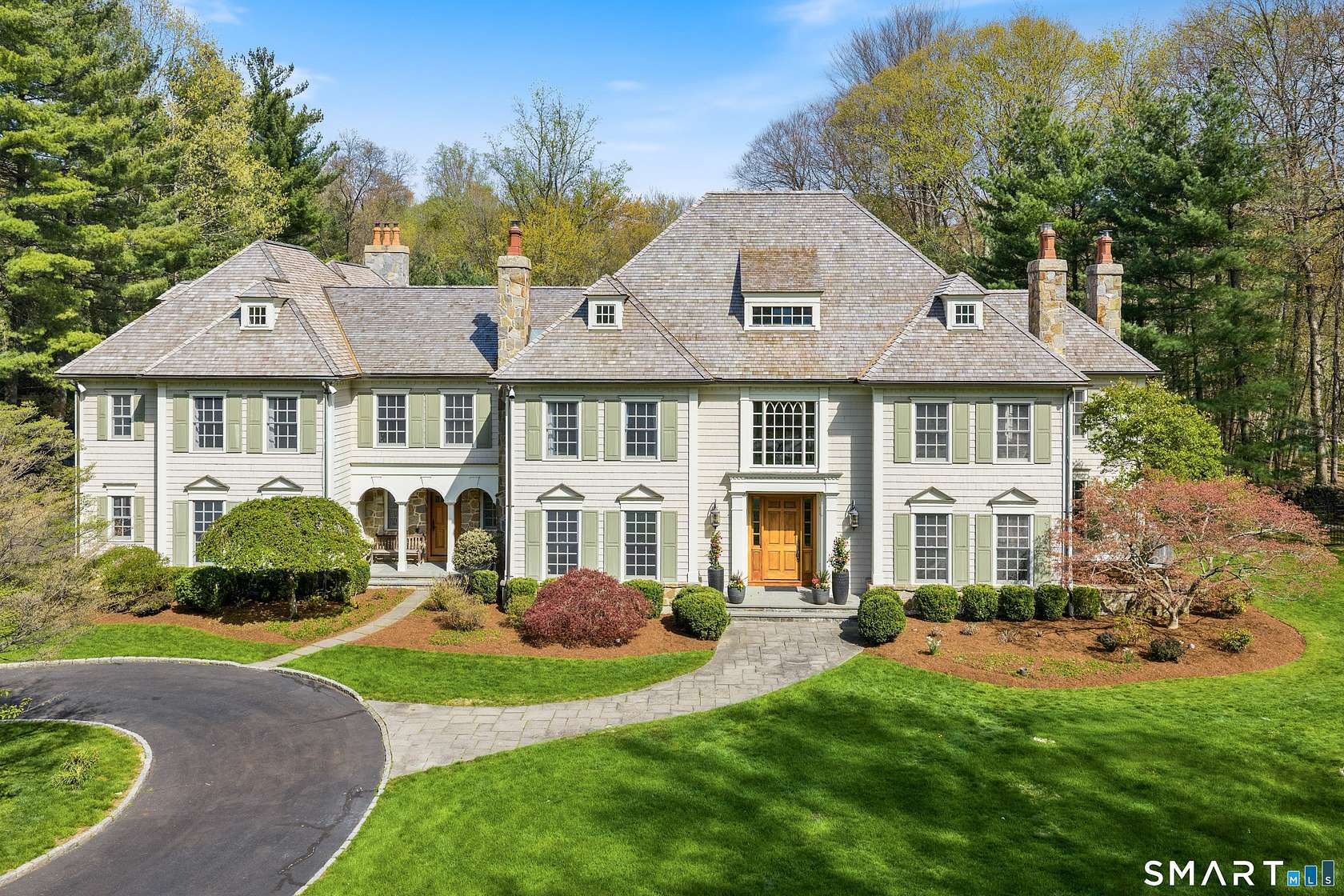 2 Acres of Land with Home for Sale in New Canaan, Connecticut