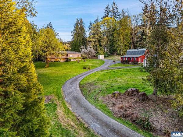 9.7 Acres of Land with Home for Sale in Port Angeles, Washington