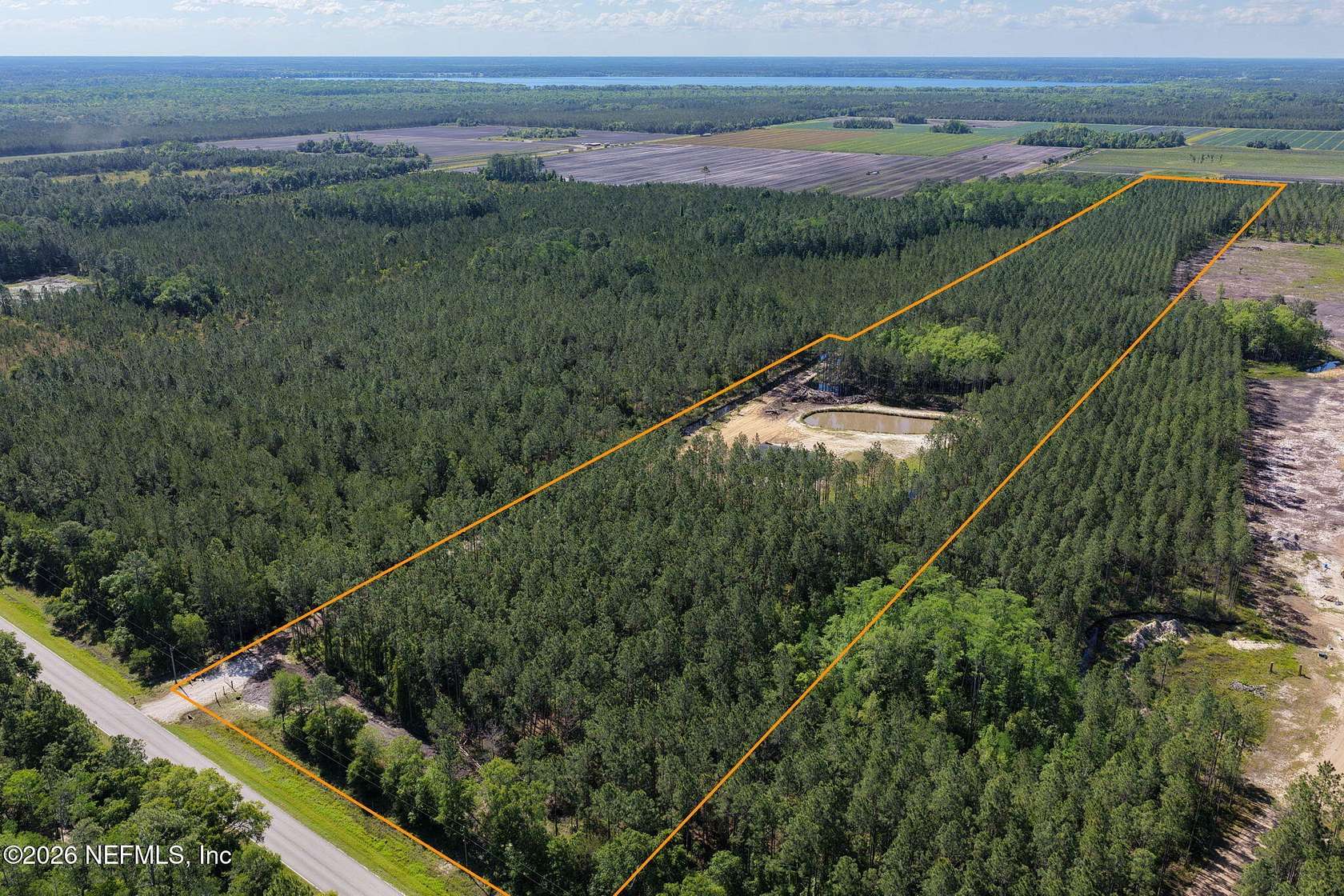 20 Acres of Agricultural Land with Home for Sale in Bunnell, Florida