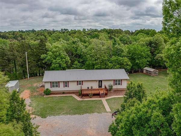 3.75 Acres of Land with Home for Sale in Calumet, Oklahoma