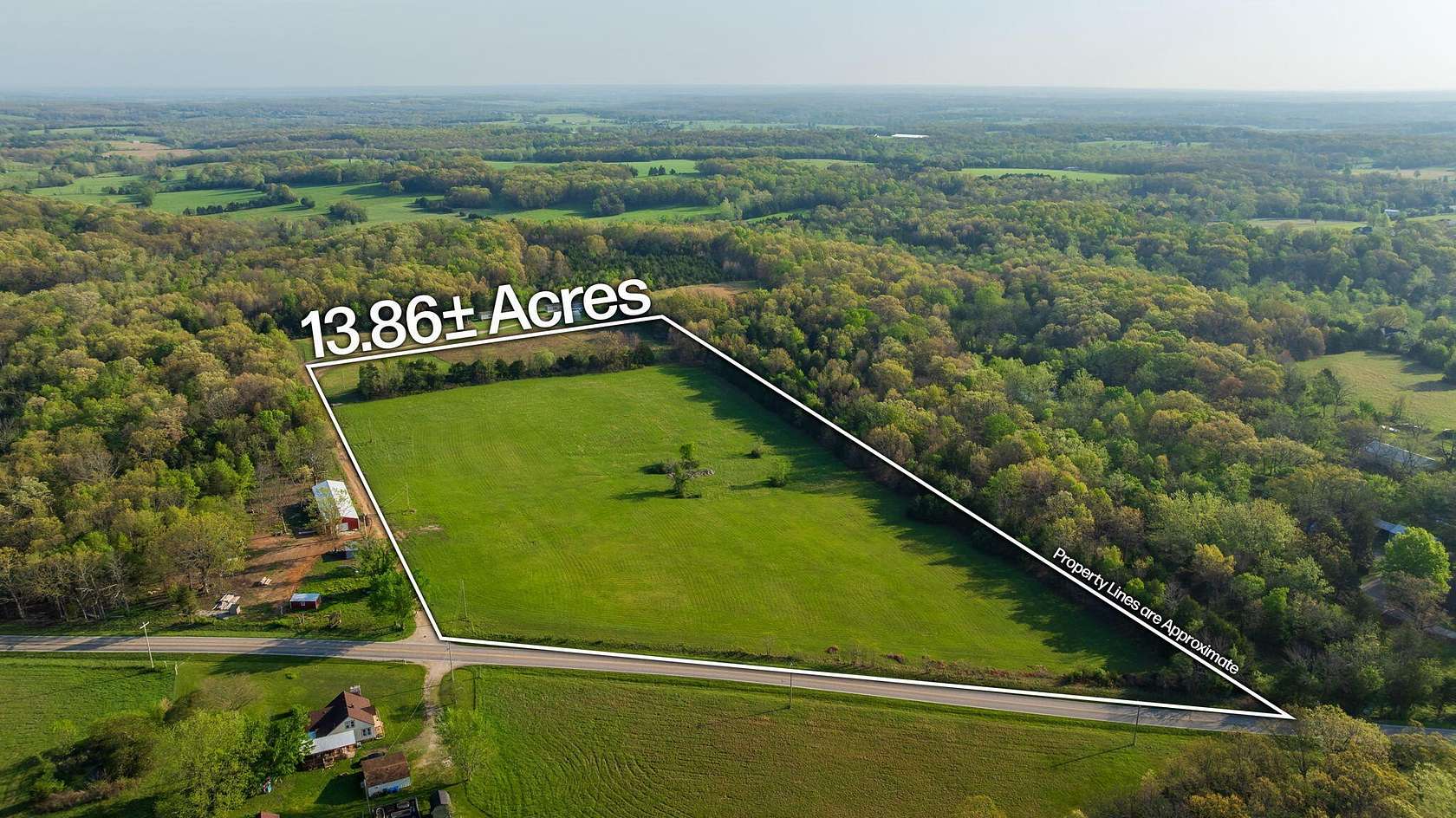 13.9 Acres of Land for Sale in Marshfield, Missouri
