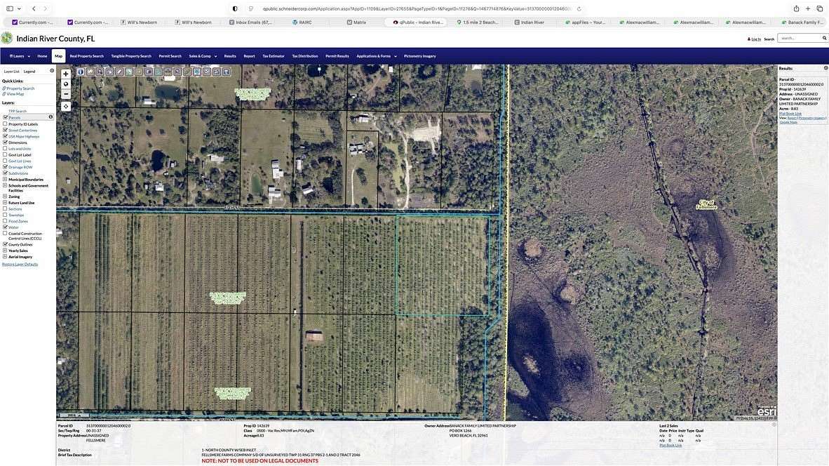 8.83 Acres of Residential Land for Sale in Fellsmere, Florida