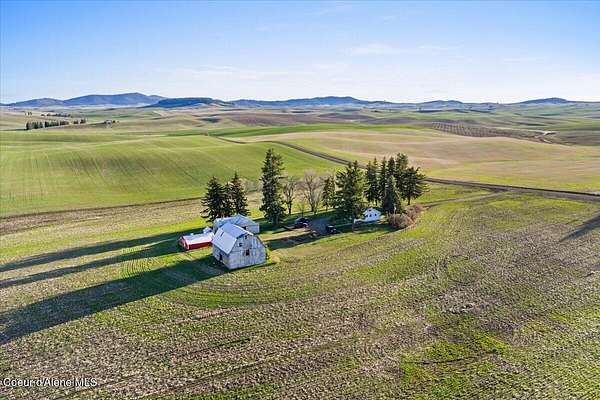 22.6 Acres of Recreational Land with Home for Sale in Worley, Idaho