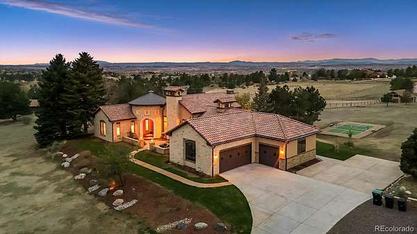 3.45 Acres of Land with Home for Sale in Parker, Colorado