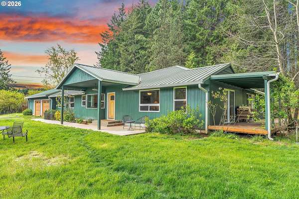 36 Acres of Land with Home for Sale in Deer Island, Oregon