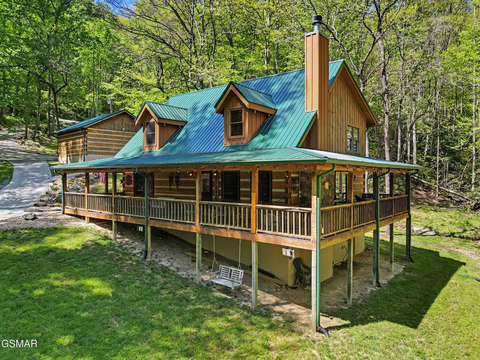 5.38 Acres of Land with Home for Sale in Townsend, Tennessee