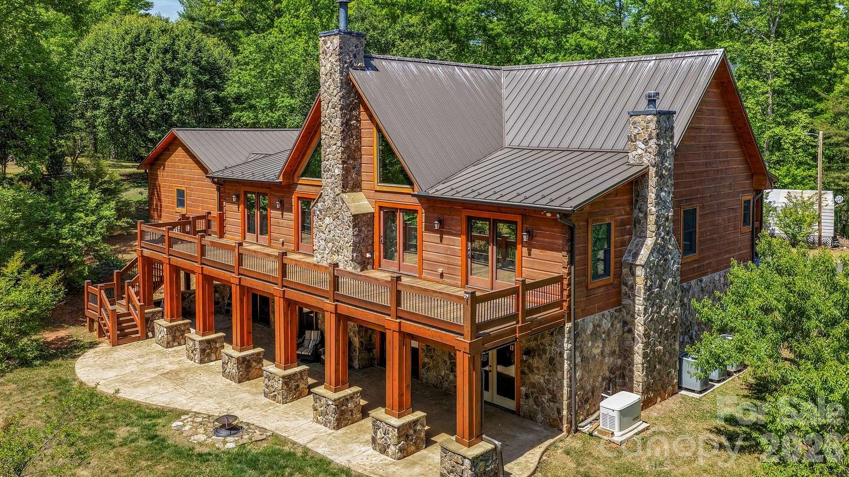2.4 Acres of Land with Home for Sale in Lake Lure, North Carolina