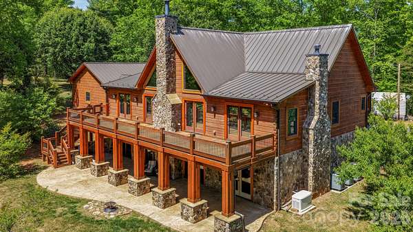 2.4 Acres of Land with Home for Sale in Lake Lure, North Carolina