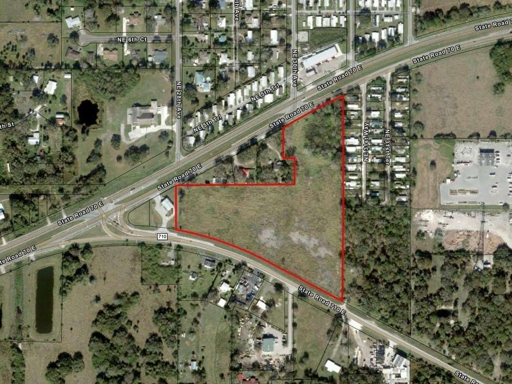 13.7 Acres of Commercial Land for Sale in Okeechobee, Florida