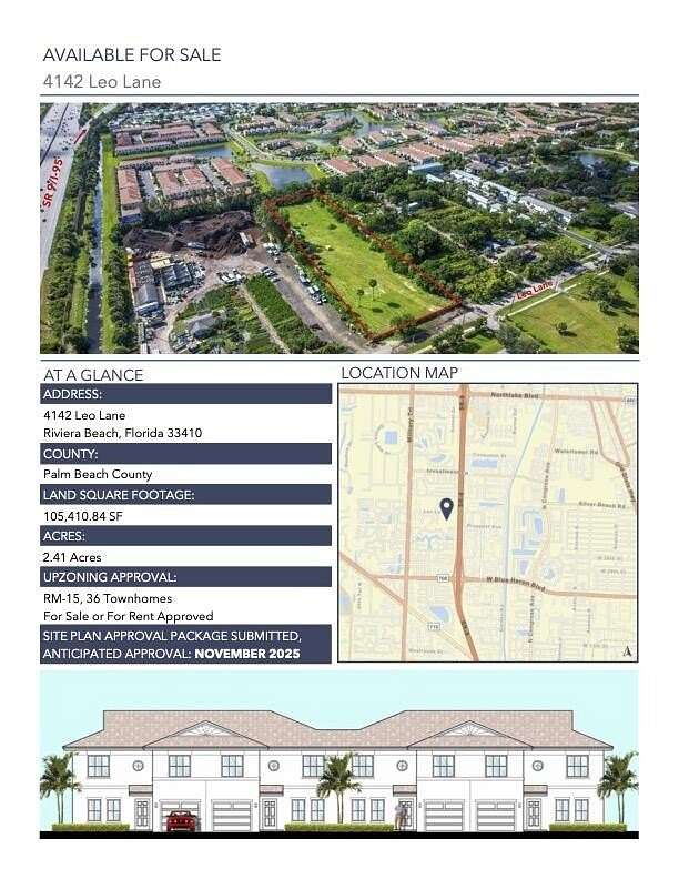 2.4 Acres of Mixed-Use Land for Sale in Riviera Beach, Florida