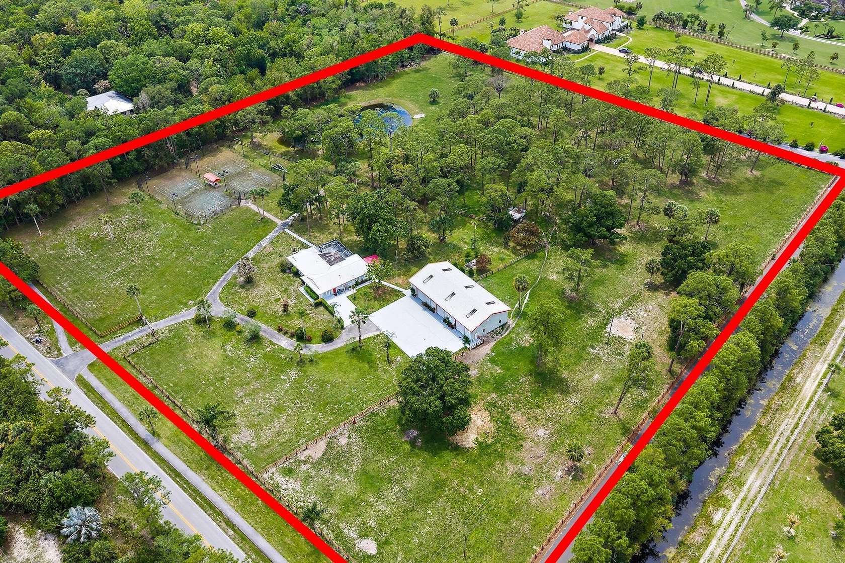10.5 Acres of Land with Home for Sale in Jupiter, Florida