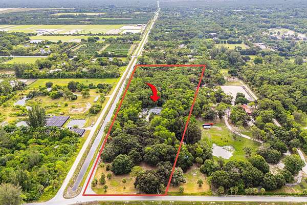10 Acres of Land with Home for Sale in Loxahatchee Groves, Florida