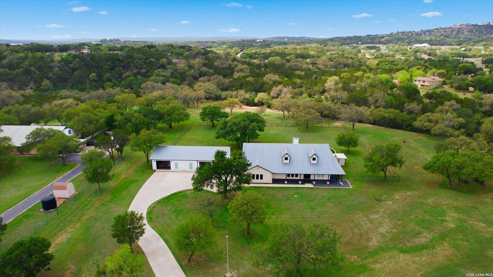 9.4 Acres of Land with Home for Sale in Bulverde, Texas