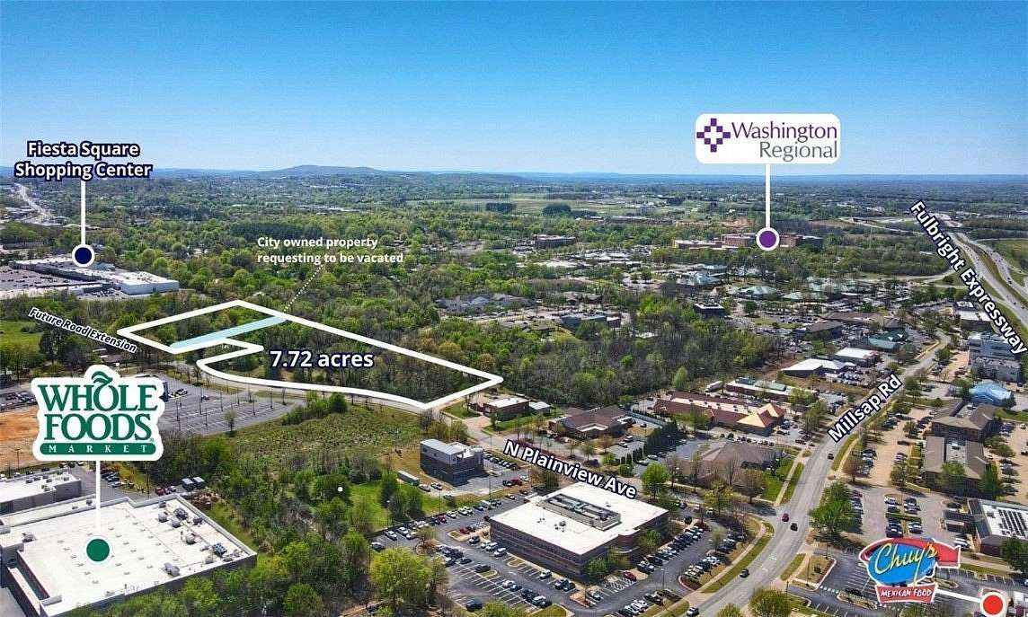 7.72 Acres of Mixed-Use Land for Sale in Fayetteville, Arkansas