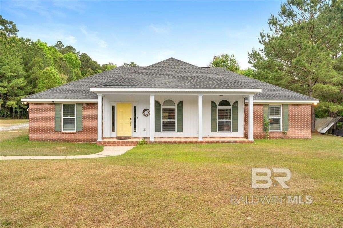 5.1 Acres of Land with Home for Sale in Stockton, Alabama