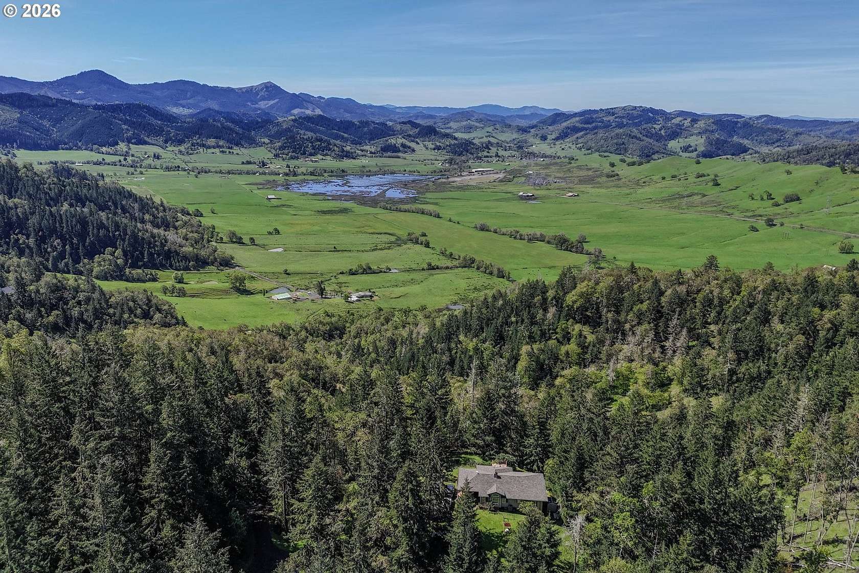 134 Acres of Recreational Land with Home for Sale in Roseburg, Oregon