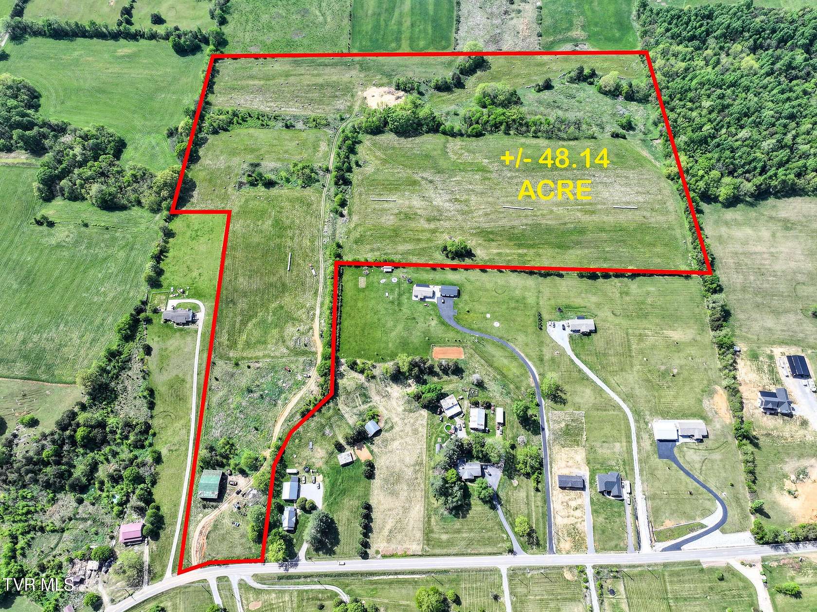 48.1 Acres of Agricultural & Residential Land for Sale in Chuckey, Tennessee
