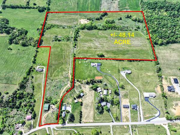 48.1 Acres of Agricultural & Residential Land for Sale in Chuckey, Tennessee